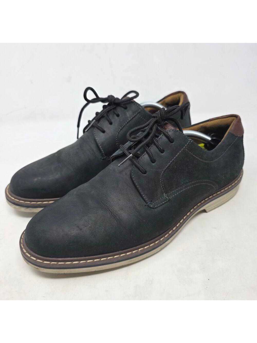 Florsheim Mens Black Leather Oxford Dress Shoes Classic Lace Up Size 8